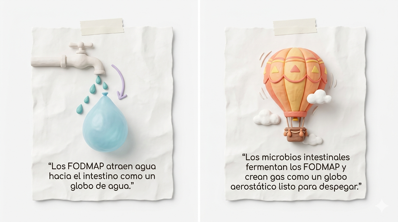 Por qué los FODMAPs causan problemas